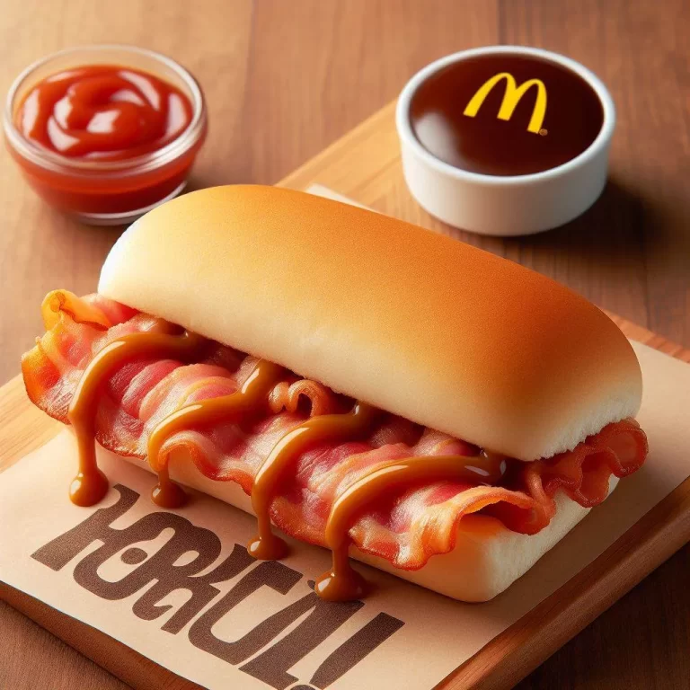 Bacon Rull Med Tomat Ketchup På McDonald’s Breakfast Meny