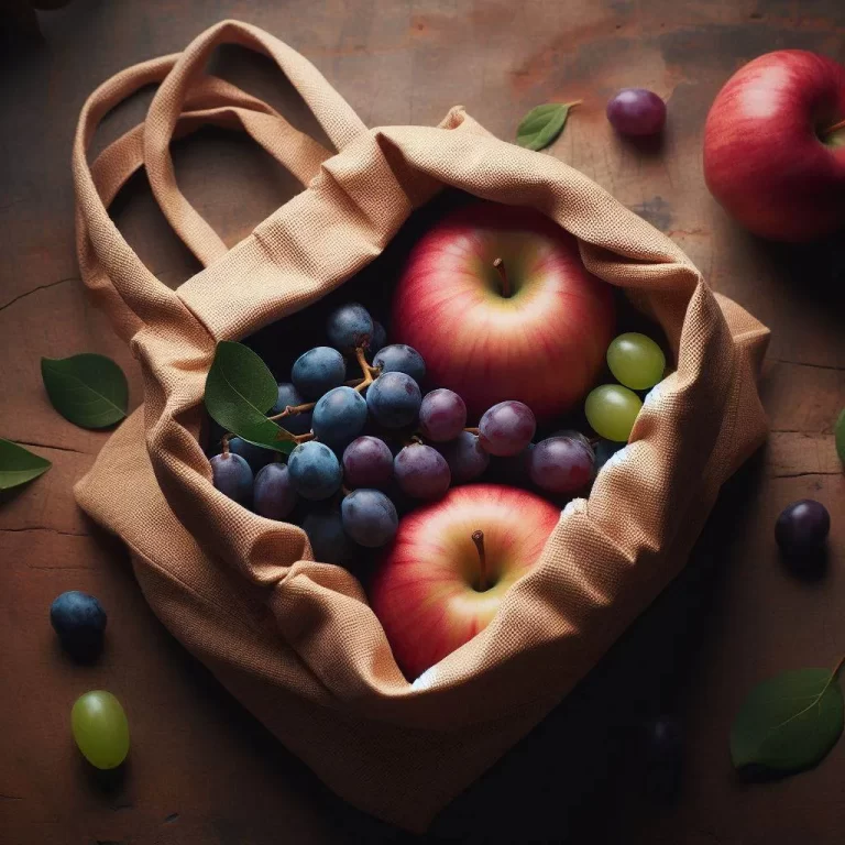 Apple Og Grape Fruit Bag