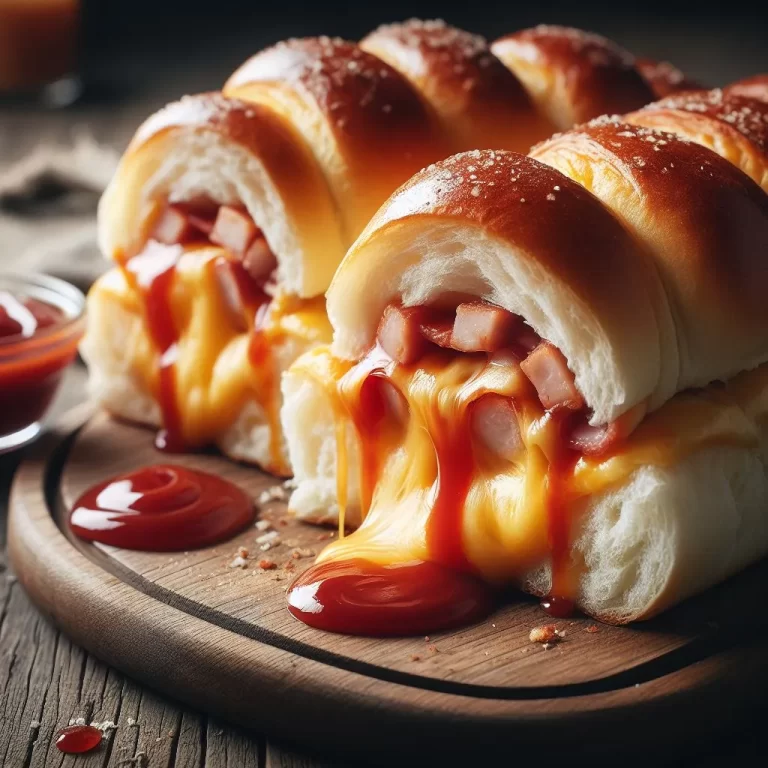 Breakfast Roll with Ketchup