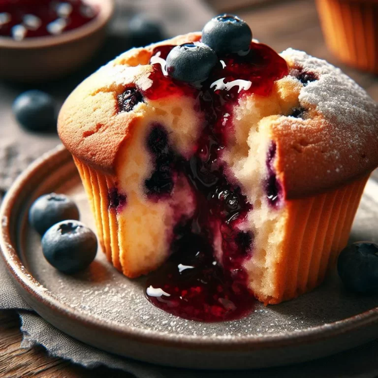 Muffin with Jam